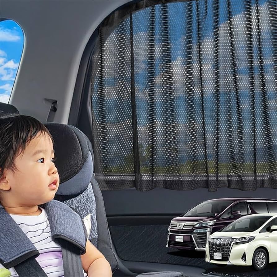 Amazon | 趣味職人 車用 カーテン マグネット式 メッシュ